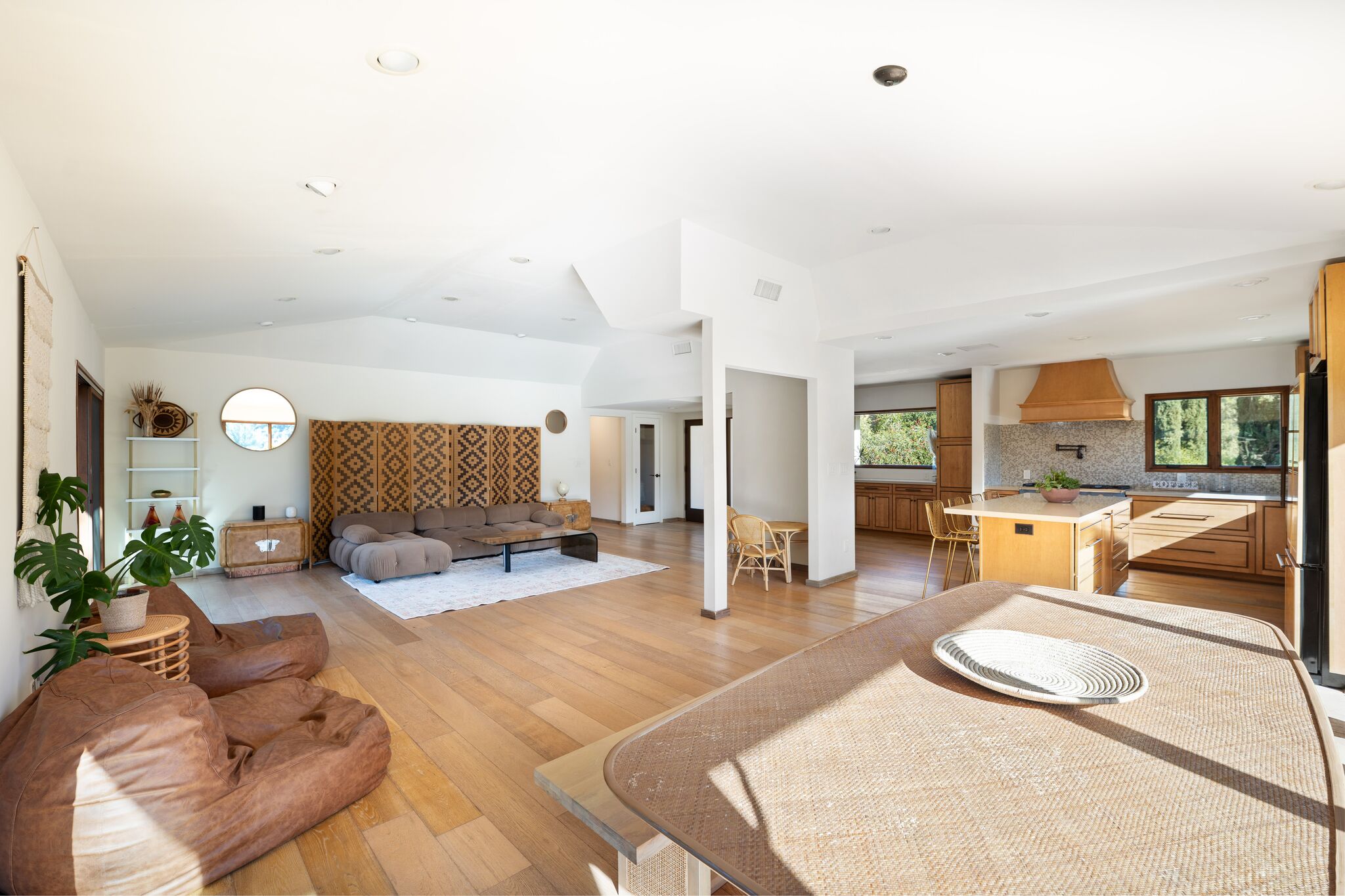 Gourmet kitchen with center island, stainless appliances, and open entertaining layout.